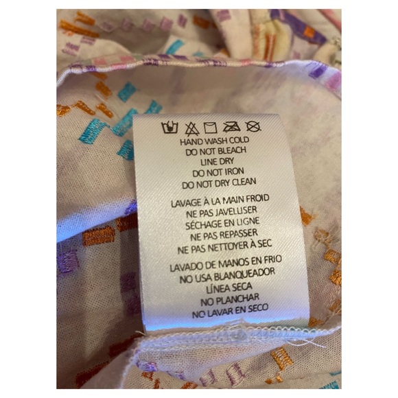 NWT Anthropologie Not So Serious Abstract Embroidered Dress  SZ Small - Picture 16 of 16